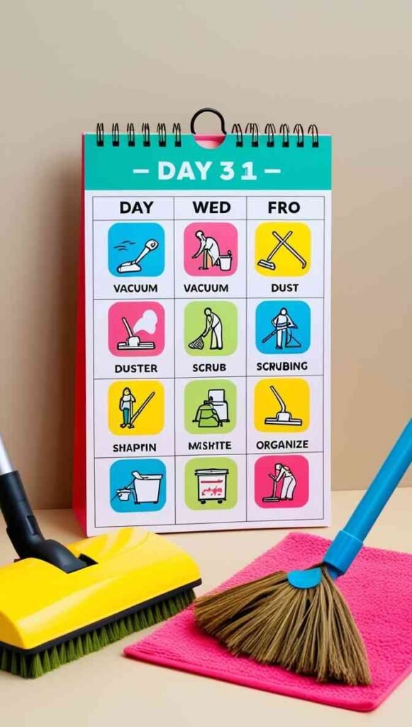 monthly cleaning Monthly Cleaning Checklist